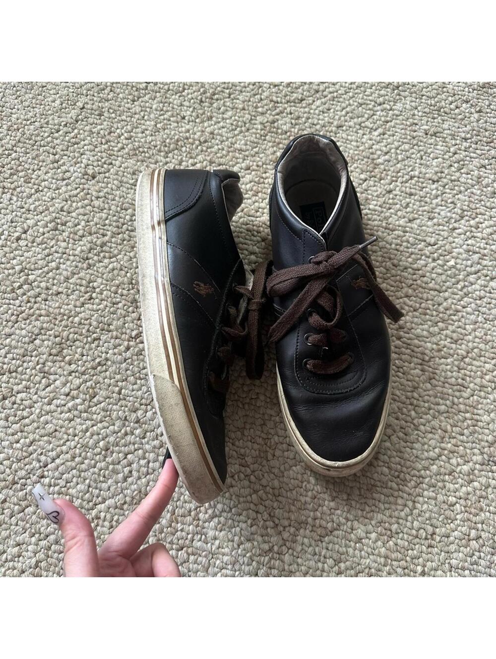 Men’s Polo Ralph Lauren Hanford leather sneakers